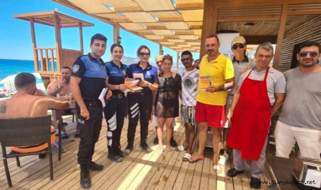 Alanya Emniyeti hırsızlık için 3 dilde uyardı