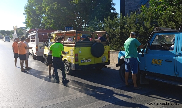 Alanya’da safari araçları denetlendi