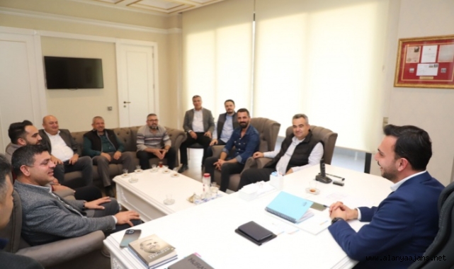 Alanya Pazarcılar Odası’ndan Toklu’ya ziyaret