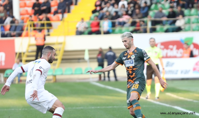 Alanyaspor evinde 1 puana razı oldu!