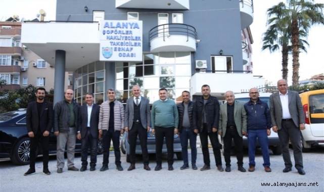 Başkan Yücel’den ulaşım sektörünün temsilcilerine ziyaret