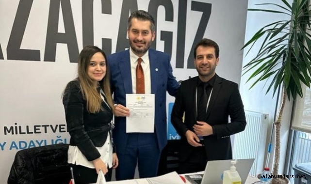 Alanya’nın tanınmış avukatı İYİ Parti’den başvuru yaptı