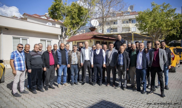 Başkan Yücel taksici esnafıyla buluştu