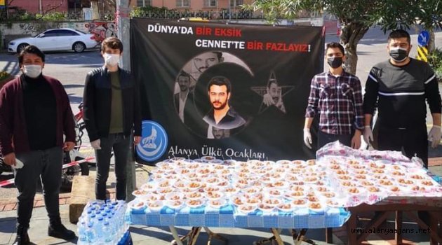 Alanya Ülkü Ocakları Çakıroğlu’nu unutmadı
