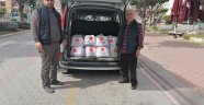 Alanya MHP erzak kolisi dağıttı