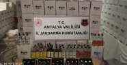 Alanya'da kaçak ve sahte içki darbe!