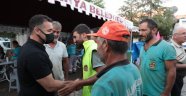 Başkan Yücel’den isimsiz kahramanlara ziyaret