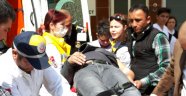Paraşütle 10 metreden çakıldı