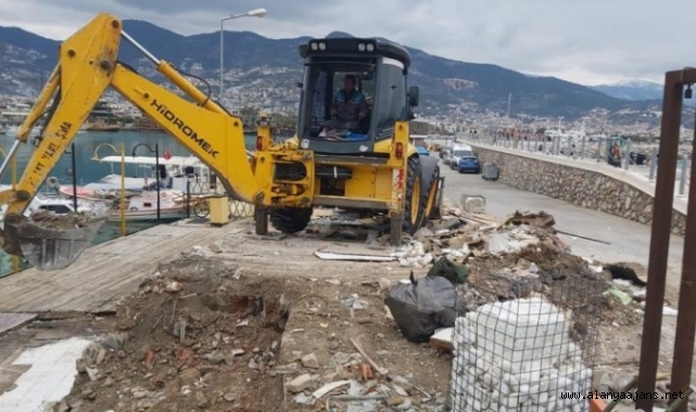 Alanya Belediyesi gece gündüz sahada