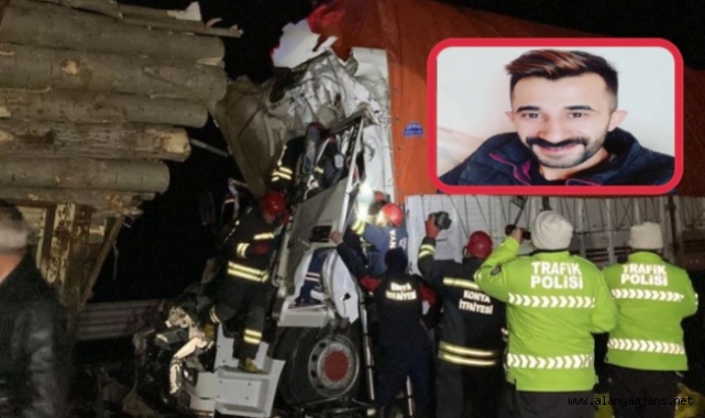 Alanyalı TIR şoförü kazada can verdi