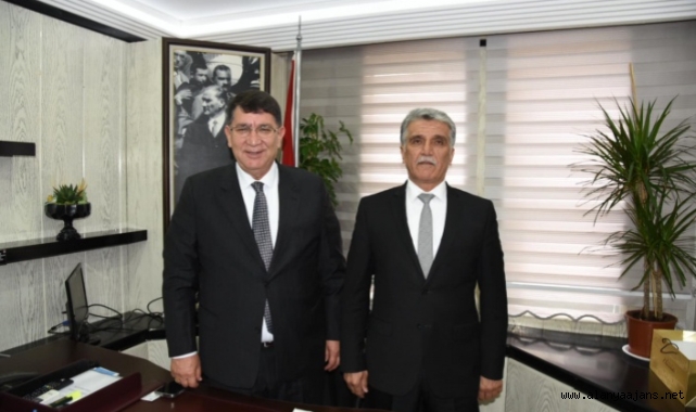 Başkan Dere'den Özkan'a ziyaret