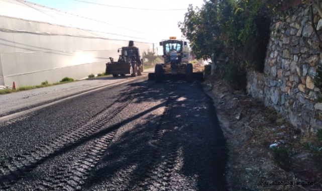 Alanya kırsalında kış öncesi bakım hız kesmiyor