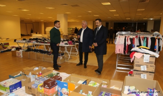 ALTSO Deprem İstasyonu depremzedelere yardım etmeye devam ediyor