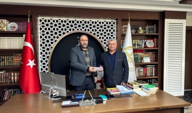 Diyanet-Sen Alanya’dan depremzedelere 52 bin TL bağış