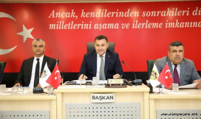 Alanya Belediye Meclisi yapıldı
