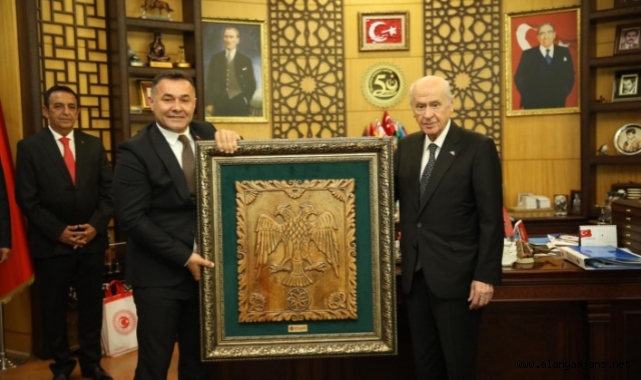 Başkan Yücel, Devlet Bahçeli’yi makamında ziyaret etti