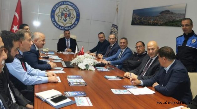 Alanya’nın güvenliği toplantıda masaya yatırıldı