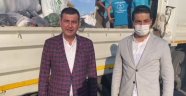 Alanya MHP, İzmir için toplanan malzemeleri belediyeye teslim etti